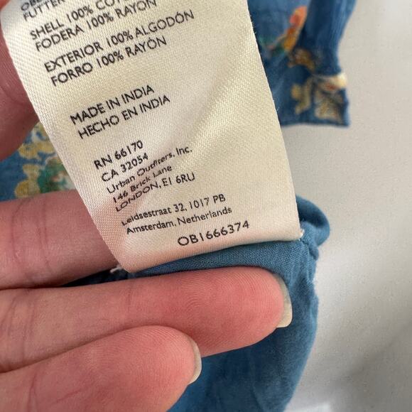 Free People Camella Floral Boho Mini Dress Size Small - Picture 7 of 12